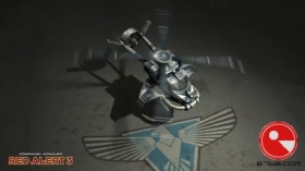 《红色警戒3》单位介绍： 冷冻直升机