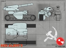 《红色警戒3》单位介绍：铁锤坦克