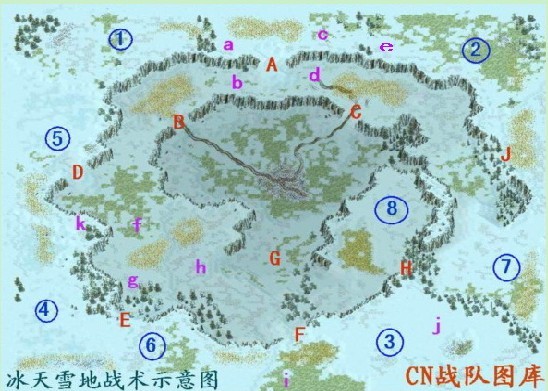 红警冰于雪地资源图－小编